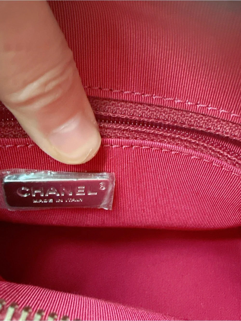 New-like CHANEL Sequin Calfskin Small Gabrielle Hobo Pink